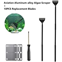 BUYGOO Rastrillo de Tanque de Peces Aviación de Aleación de Aluminio 3 Varillas Longitud Ajustable 65 cm- 50 cm- 35 cm…